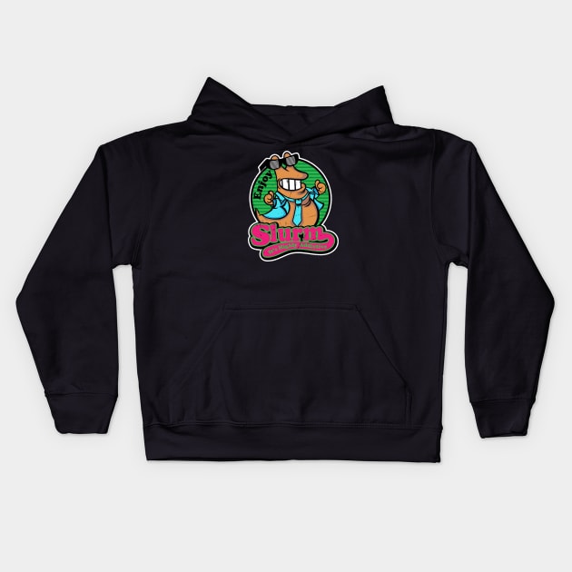 Slurm Addicted Kids Hoodie by carloj1956